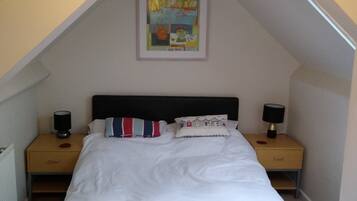 2 bedrooms, iron/ironing board, travel crib, free WiFi