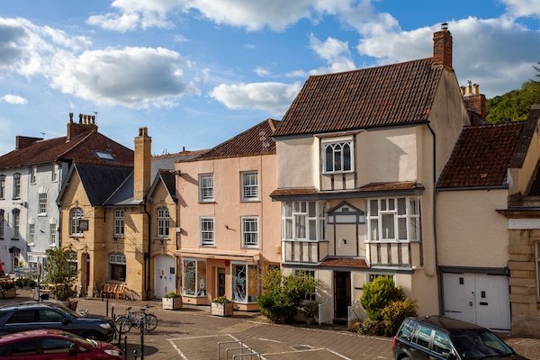 Old Angel in Axbridge's Medieval Square.