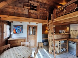 Interior - Small detached chalet with character, garden and terrace (Megève)
