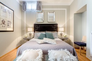 1 soverom, strykejern/-brett, wi-fi (inkludert) og sengetøy