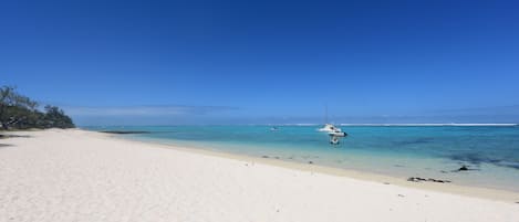 Vlak bij het strand