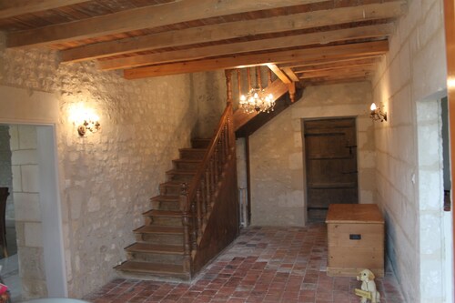 Lovingly Restored Farmhouse With Large Private Pool Set in 5 Acres near Saintes