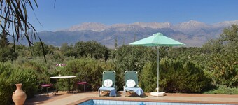 LUXURY VILLA WITH PRIVATE POOL-Mountain and Sea View with Olive Grove and Garden
