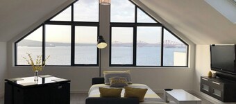 Wee Glasshouse är en modern studio lägenhet på Fife kusten.