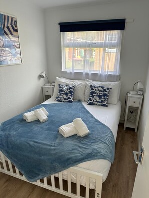 2 bedrooms, iron/ironing board, travel crib, free WiFi