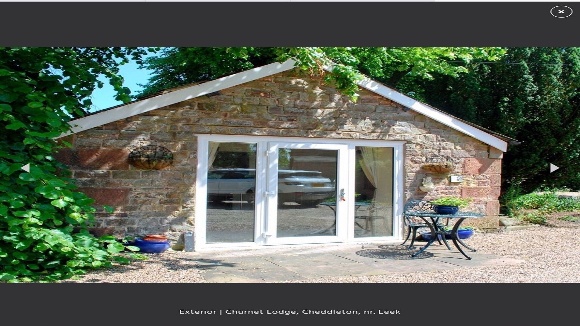 Churnet lodge in the Churnet valley Cheddleton, near leek and Alton towers