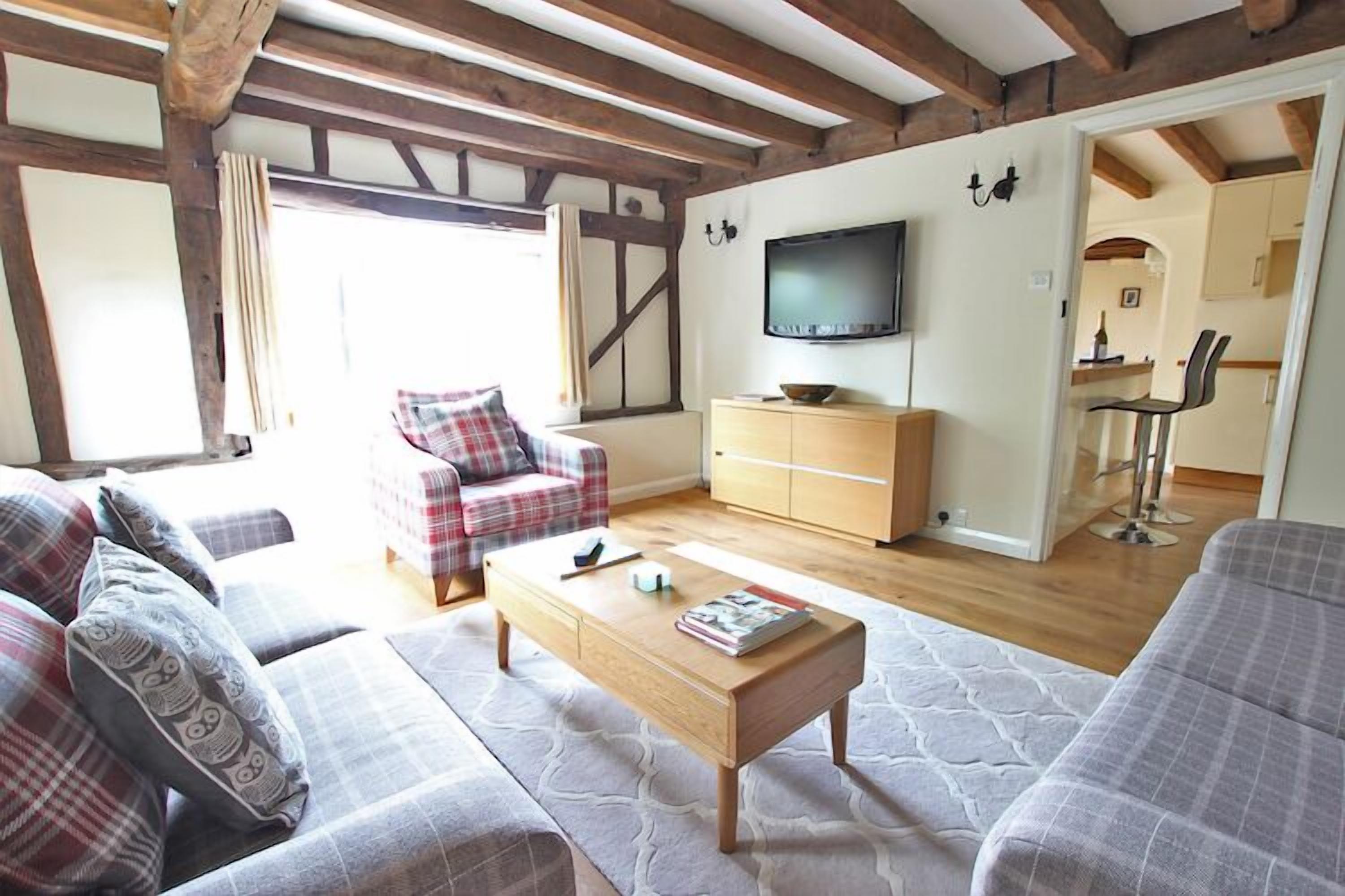 TV, DVD player, stereo