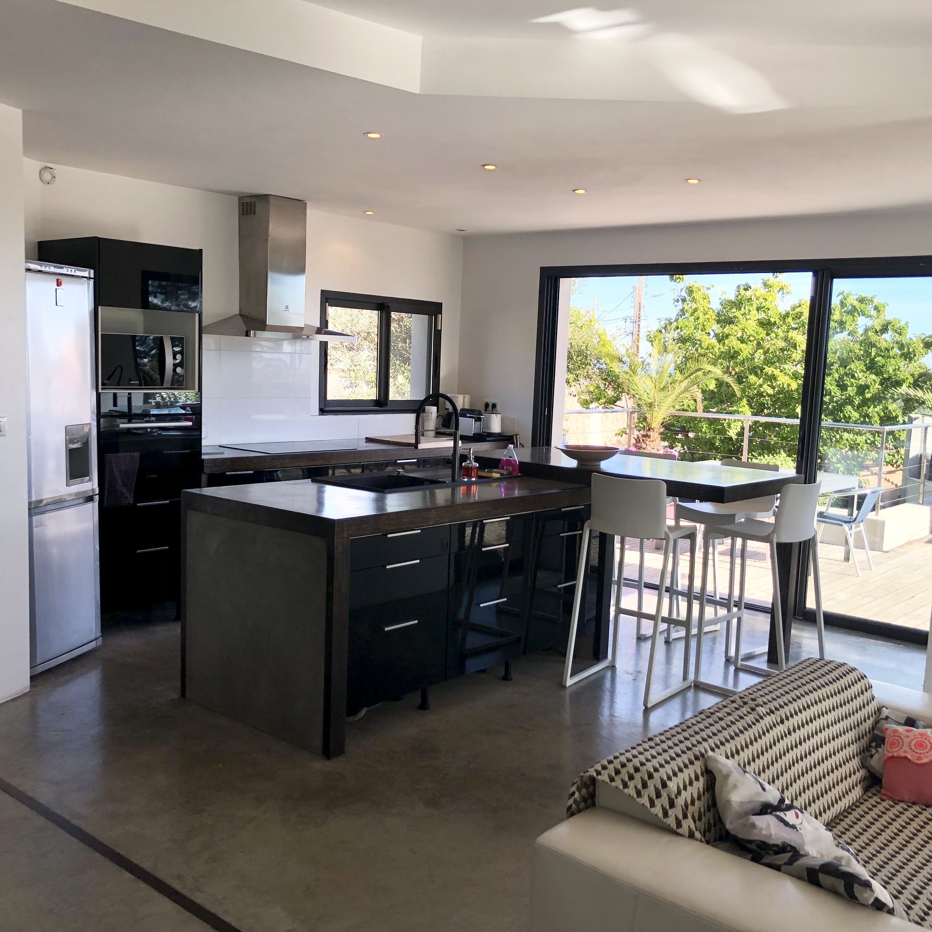 Villa O2 and baraquette, architect villa with swimming pool in Sète-mont Saint Clair