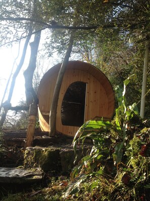 Exterior - Mellow Mountain Eco Retreat exclusive use with Tipi, wood burning Hot Tub, Sauna (Llangollen)