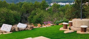 Rural tourist housing in the quiet countryside of Ibiza.