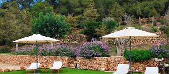 Rural house in the quiet countryside of Ibiza.
