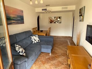 Téléviseur connecté, lecteur de DVD, livres, chaîne audio