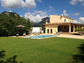 Exterior - Tennis court, newly renovated and furnished chalet with pool (Alaró)