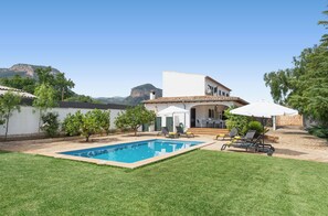 Pool - Tennis court, newly renovated and furnished chalet with pool (Alaró)