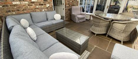 TV, fireplace, DVD player, table football