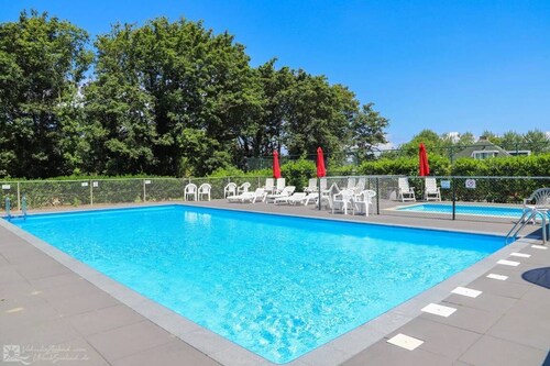  200m vom Meer entfernt, 6 Personen Haus mit Sauna, Schwimmbad, Tennis und Spielplatz