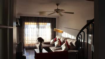 Smart TV, lettore DVD, libri, impianto stereo