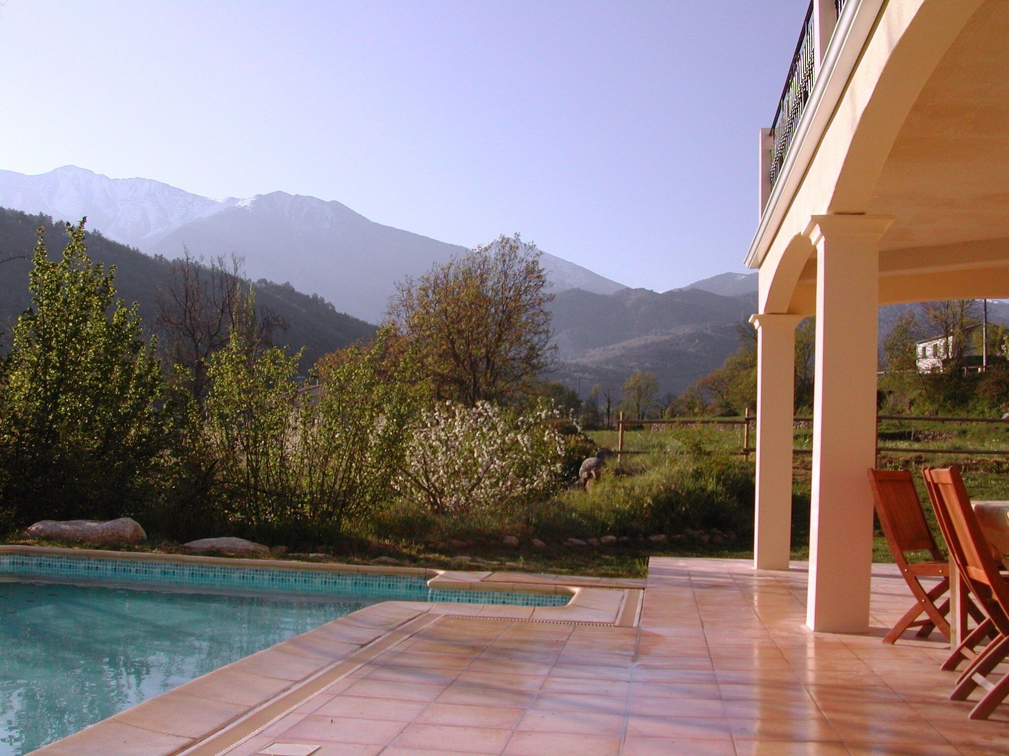 Amazing mountain views from the pool terrace
