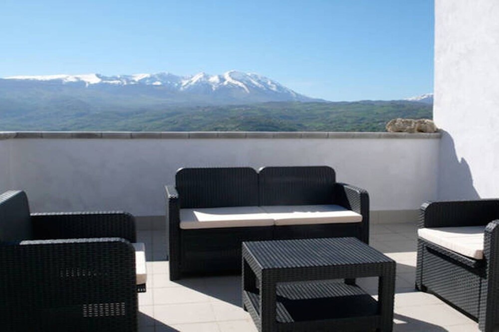 Beautiful stone holiday house with an incredible view on the Maiella Mountain.