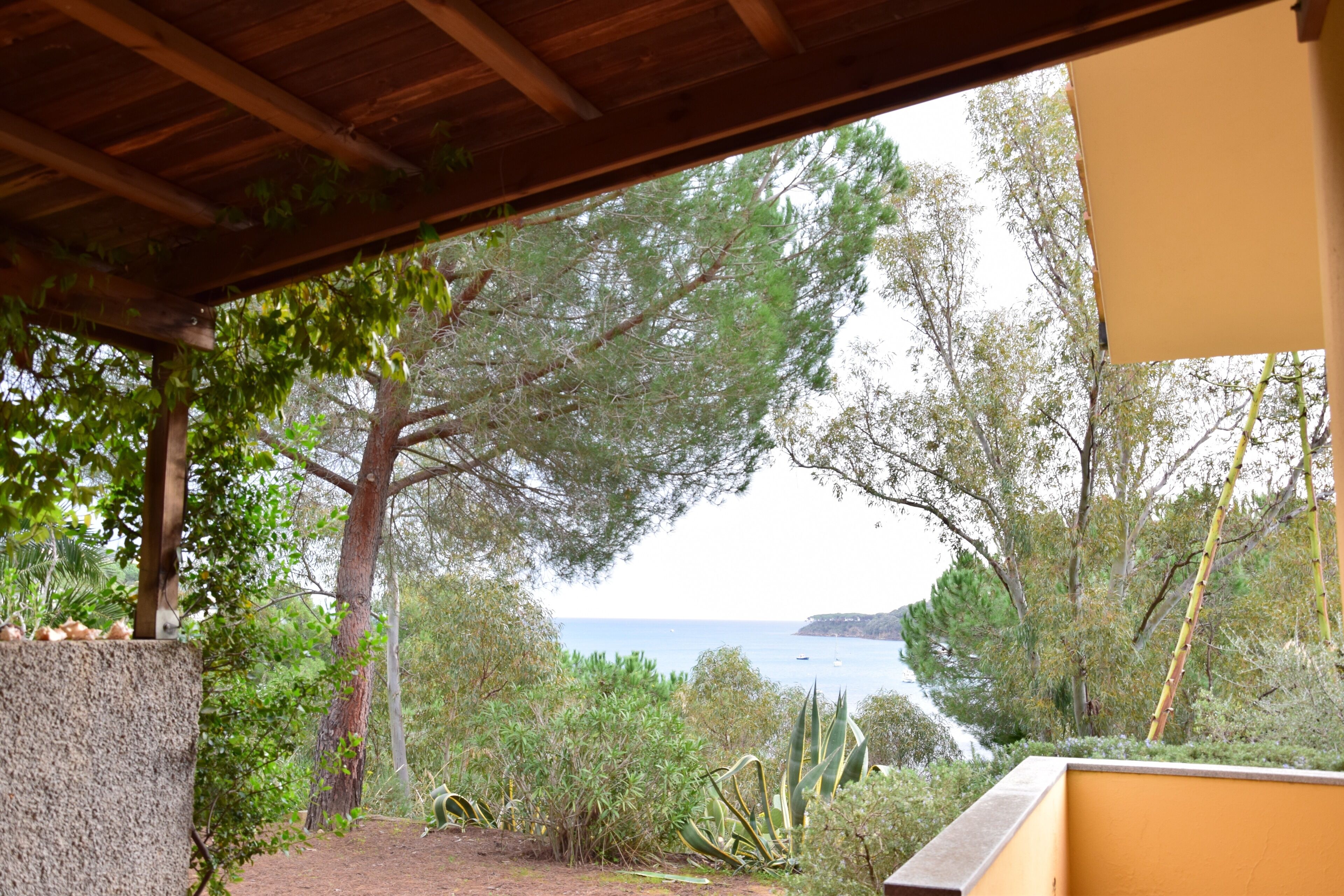 Casa vista mare, immersa nel verde