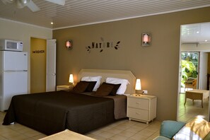 1 slaapkamer, een kluis op de kamer, een strijkplank/strijkijzer, wifi