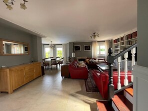 Smart TV, video games, books, music library