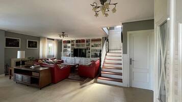 Smart TV, video games, books, music library