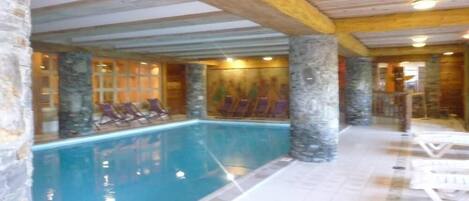 Indoor pool, a heated pool