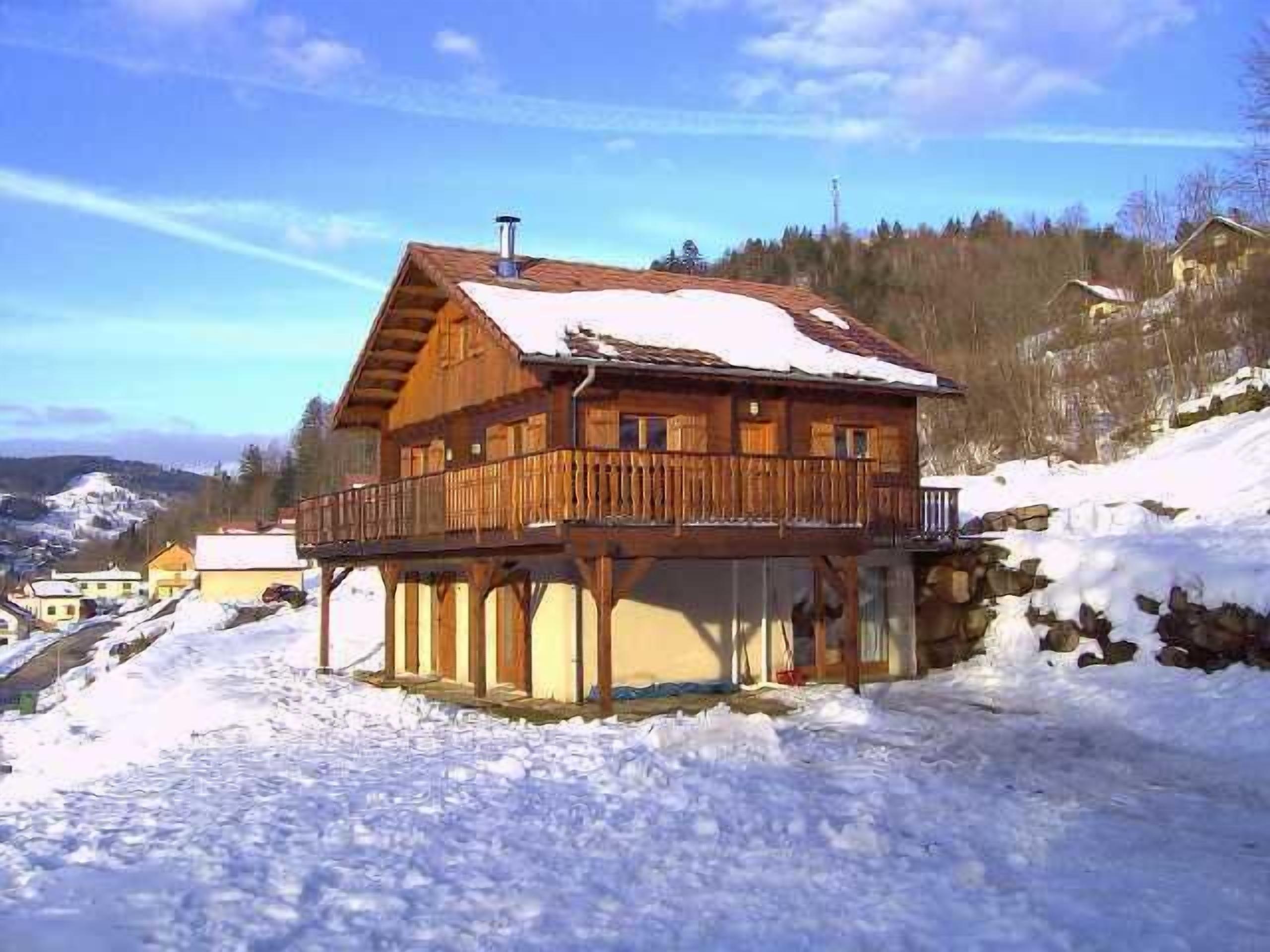 Le chalet en hiver