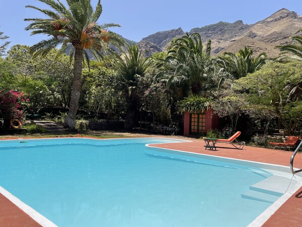 屋外プール、温水プール