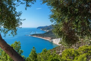 Playa en los alrededores y camastros 