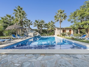 Outdoor pool - Stunning Villa, with large pool & gardens (Crestatx)