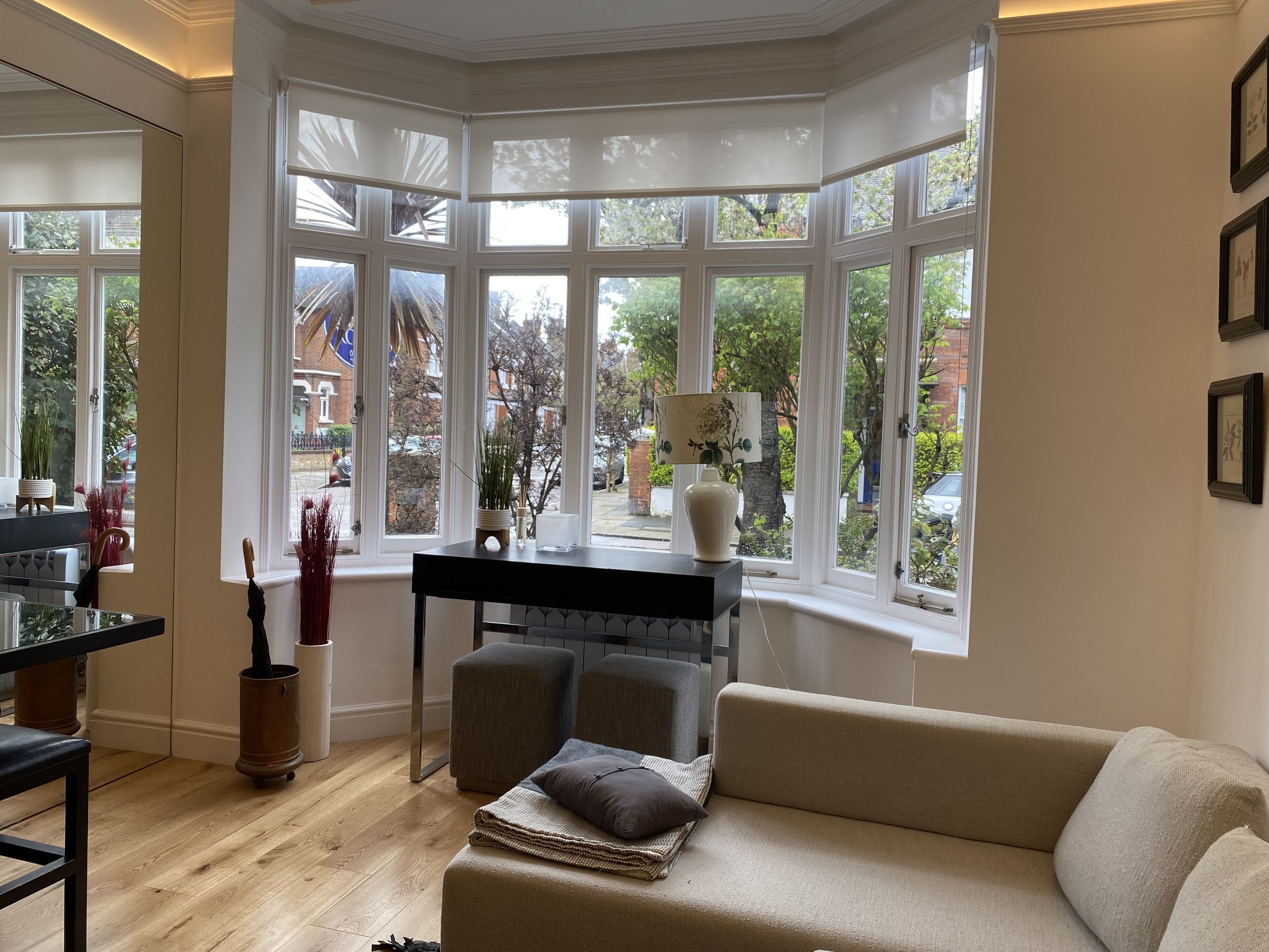 Télévision, lecteur de DVD, livres