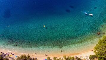 Sun loungers, beach towels