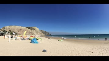 Beach nearby, sun-loungers