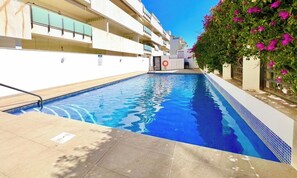 Outdoor pool - Luxury Ground Floor Beach Apartment with 2 Private Terraces-San Pedro, Marbella. (Marbella)