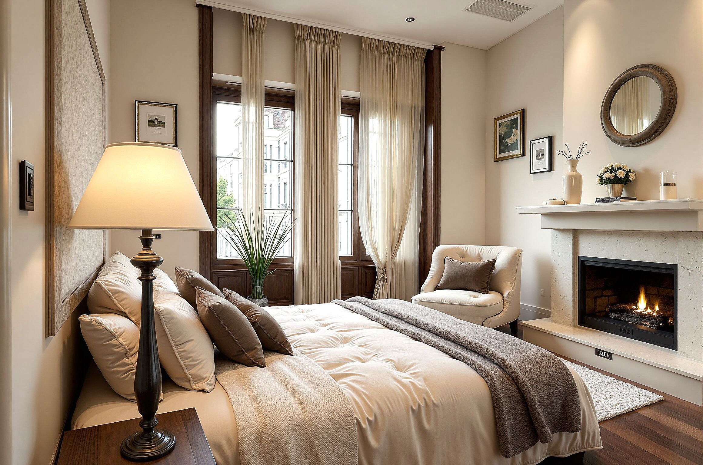 6 chambres, bureau, fer et planche à repasser, lit parapluie