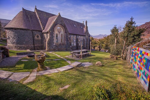 Ancient and modern stylishly combine in this beautiful Church in Snowdonia