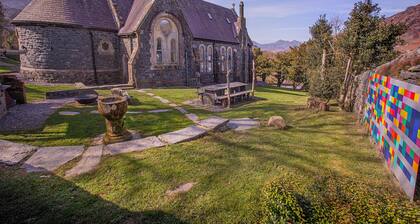 Ancient and modern stylishly combine in this beautiful Church in Snowdonia