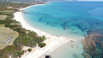 Vlak bij het strand