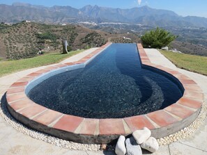 An infinity pool - La Bolina-unique romantic holiday experience, private infinity pool, huge views (torrox)
