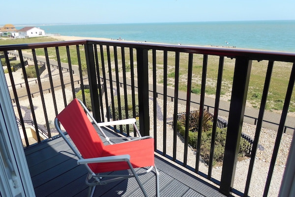 Views of the English Channel from the private patio