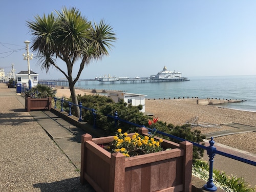 Fabulously Located, Stylish Beachfront Apartment with Free Private Parking