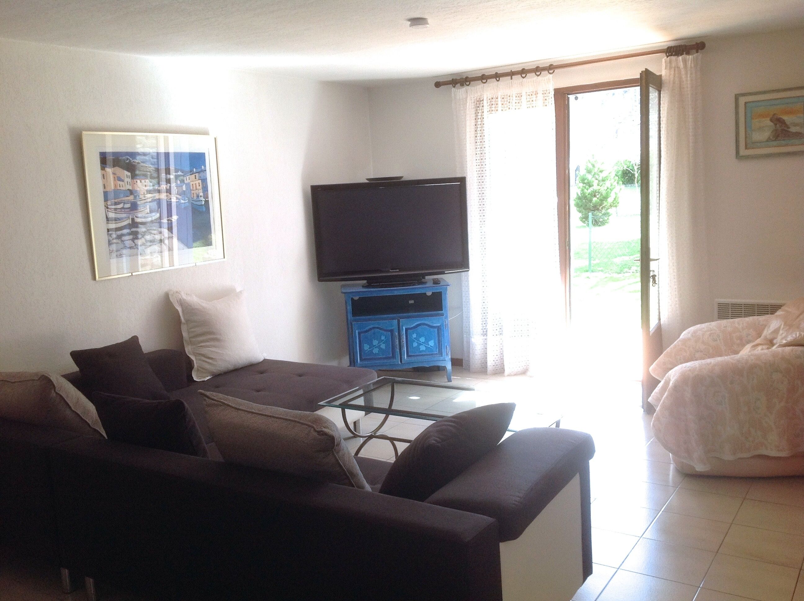 A mountain house is located on the banks of a river *** 