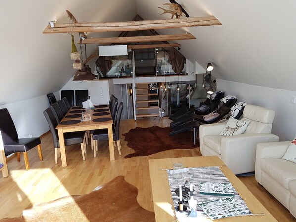 TV, DVD player, stereo