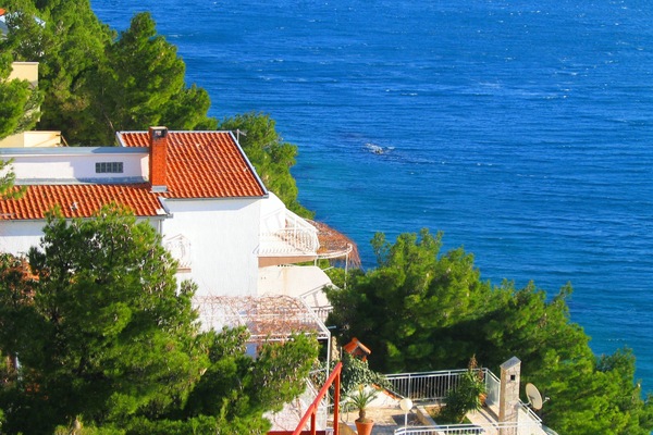 Blick von der Unterkunft