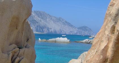 terraced house with direct access to the beach
