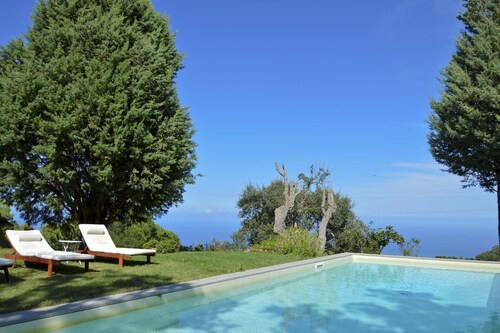Haus mit Pool, Meerblick in der Nähe von Cefalu und Castelbuono und Strand 10 Minuten