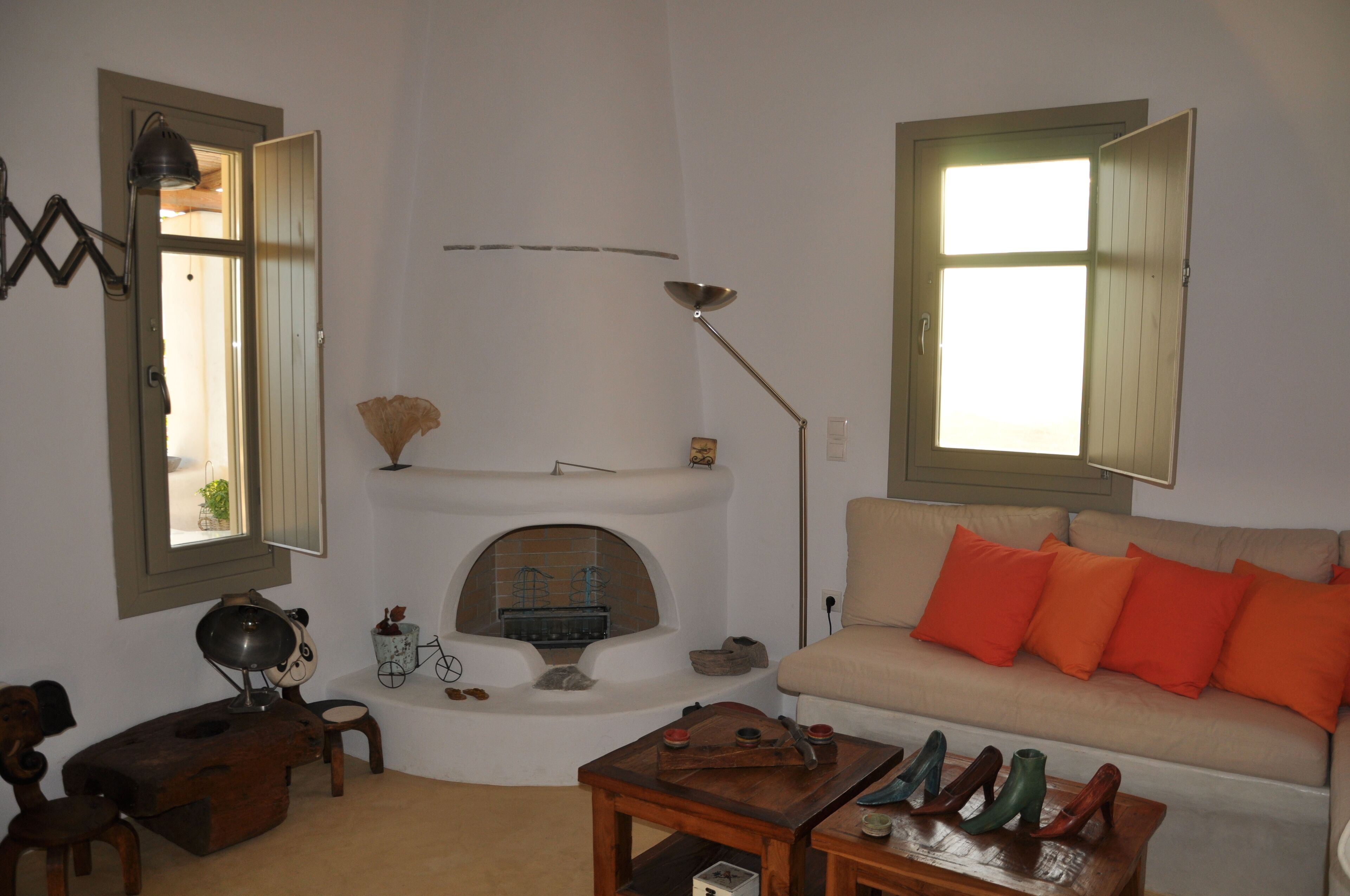 A near-beach idyllic sea view traditional villa in Paros, Cyclades