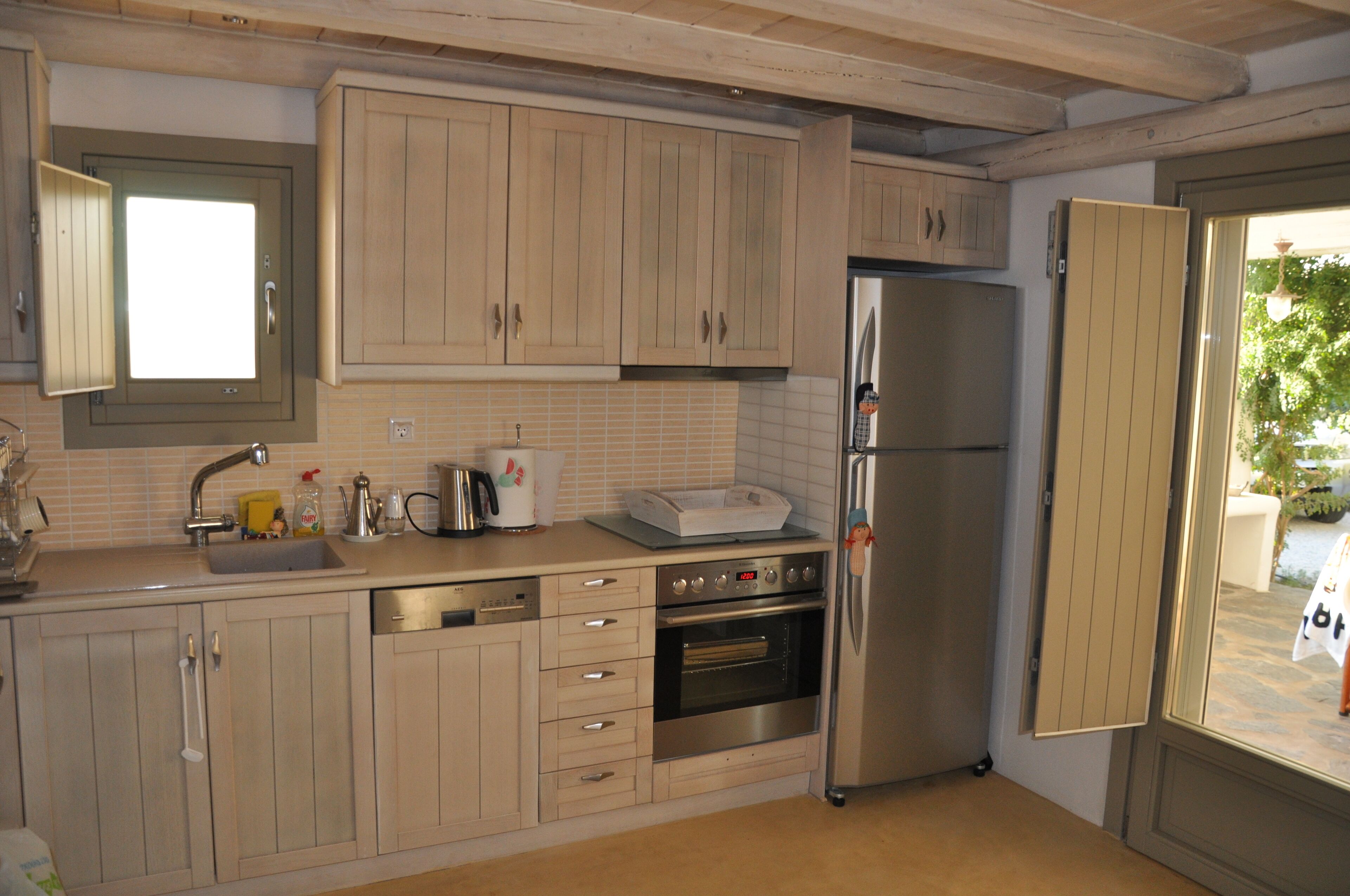 A near-beach idyllic sea view traditional villa in Paros, Cyclades